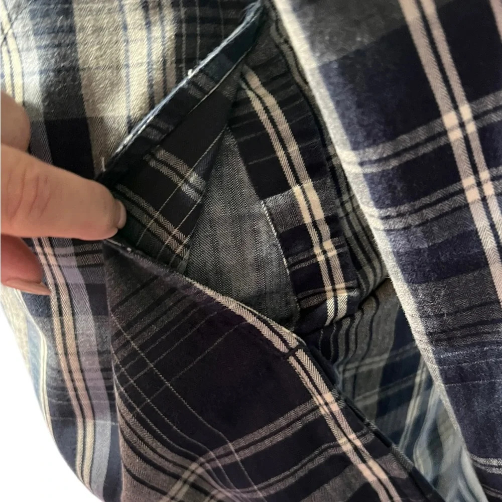 The North Face Cambridge Navy Plaid Shirtdress - Picture 14 of 14